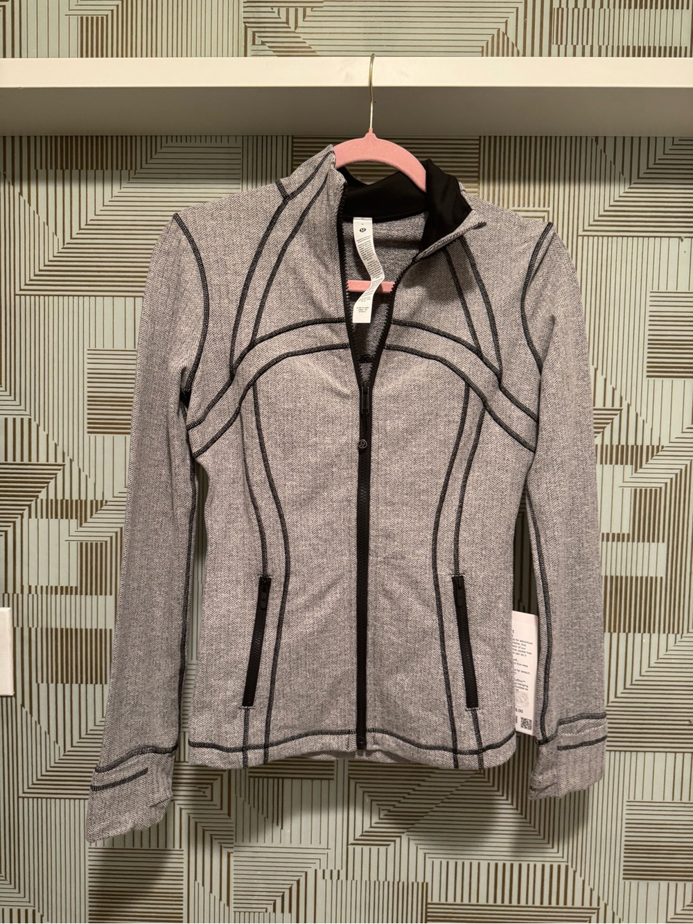 lululemon athletica Heathered Grey Full-Zip Define Jacket